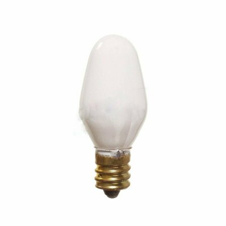 AMERICAN IMAGINATIONS 7W Oval White Night Light Replacement Bulb AI-37721